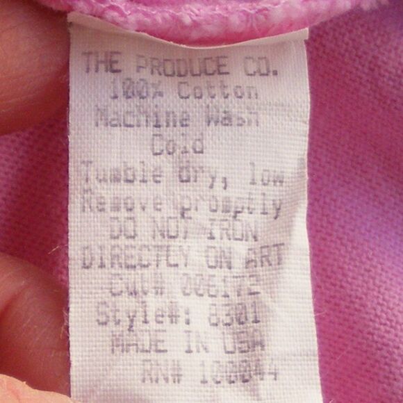 PRODUCE COMPANY Pants, L, Pink, Cropped, Elastic Waist, Umbrellas, Tree - Picture 12 of 12